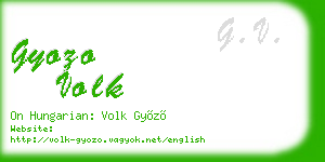 gyozo volk business card
