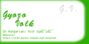 gyozo volk business card